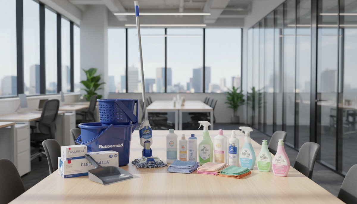 Locate discount stores selling cleaning supplies nearby