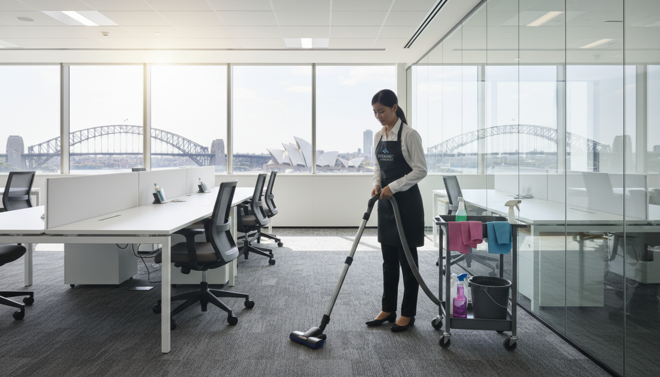 What cleaning reports or proof should a commercial cleaner provide after each visit?