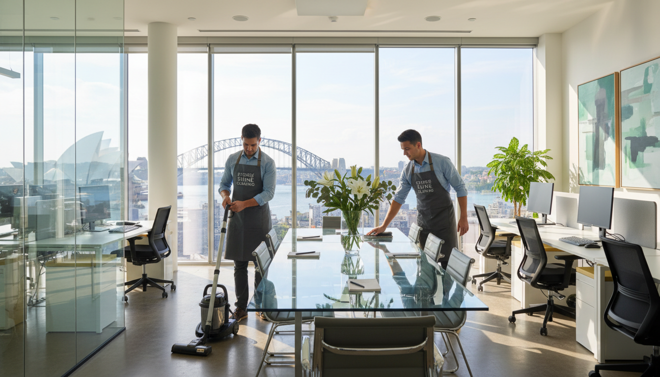 What is the minimum booking time for commercial cleaning in Sydney?