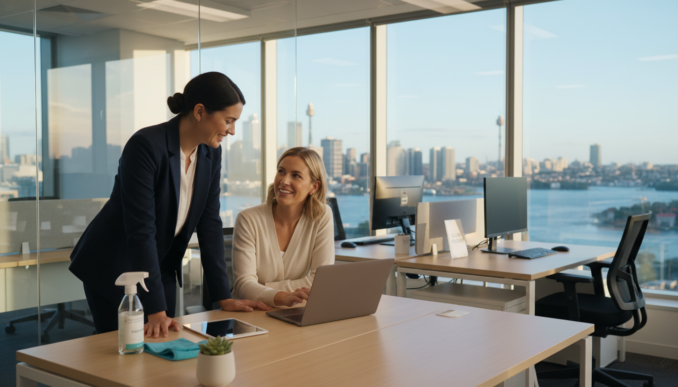 What should I do if my office cleaner doesn’t show up in Sydney?