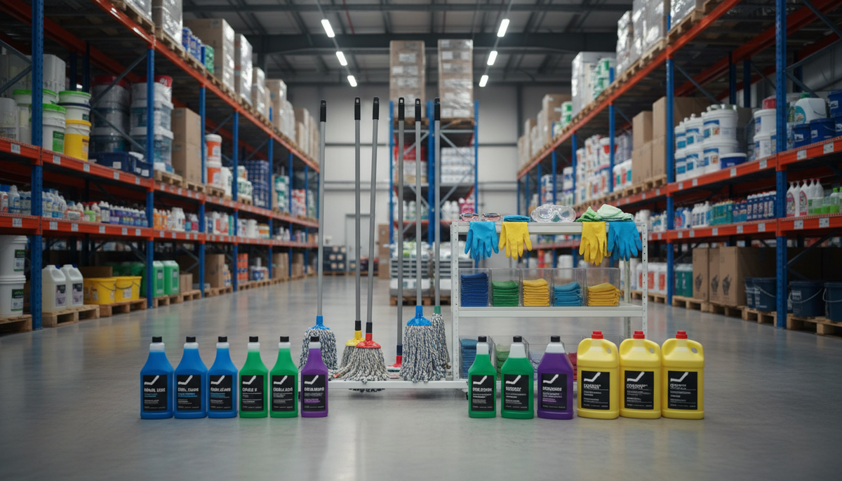 What cleaning supplies do hardware stores around here carry?
