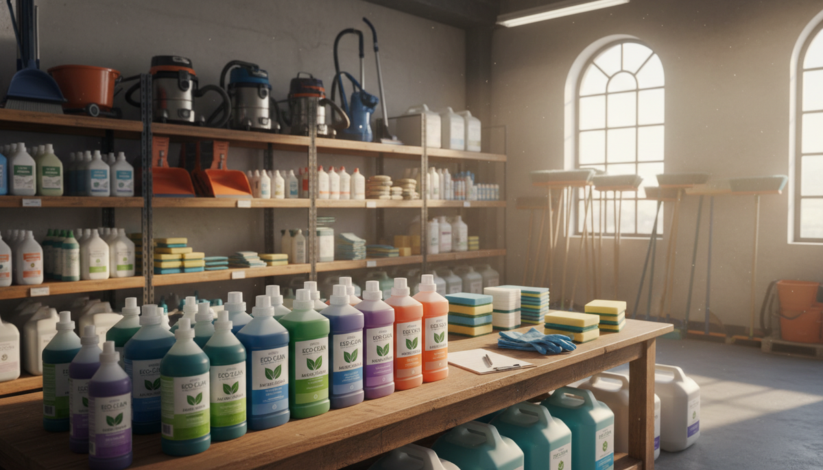 Find nearby outlets with affordable cleaning supplies