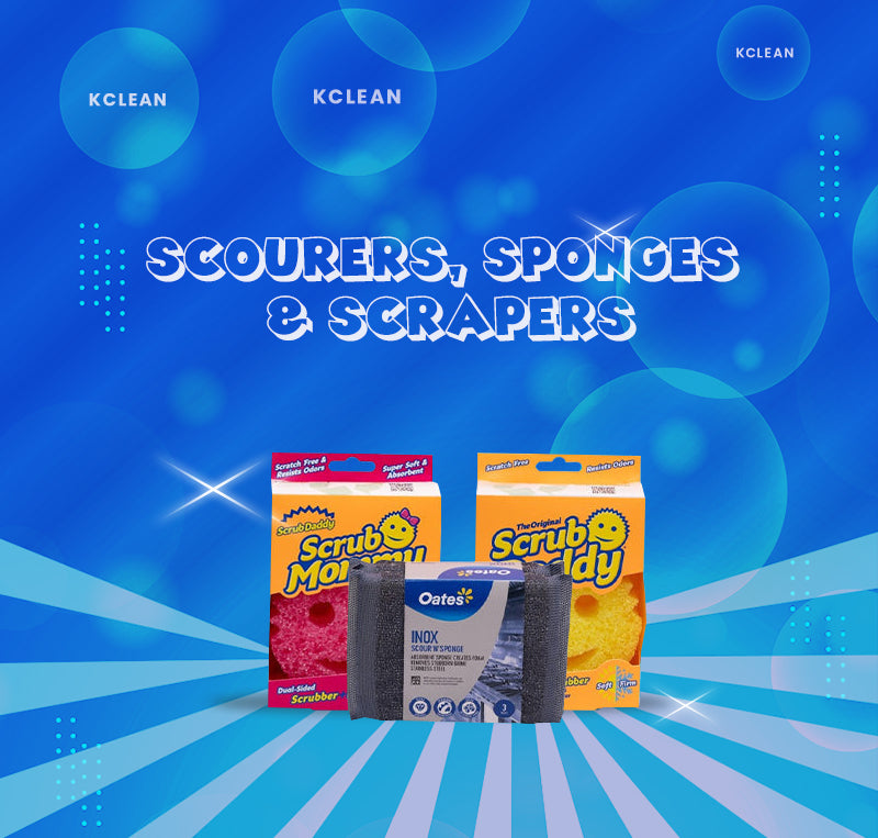 Scourers, Sponges & Scrapers