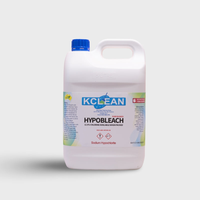 HYPOBLEACH - 12% Sodium Hypochlorite 5L