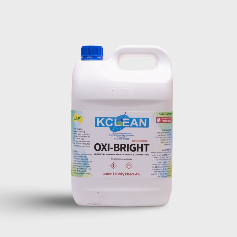 Oxi-Bright Lemon Laundry Bleach 4% 5L