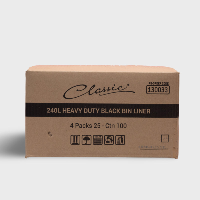 Classic Premium Bin Liners 240L