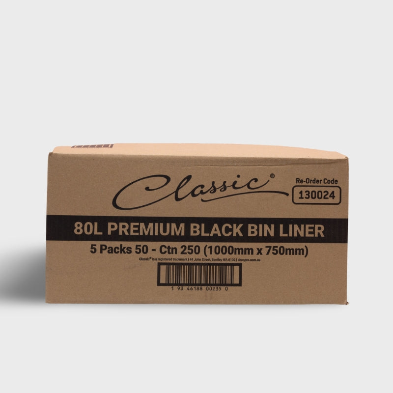Classic Premium Bin Liners 80L