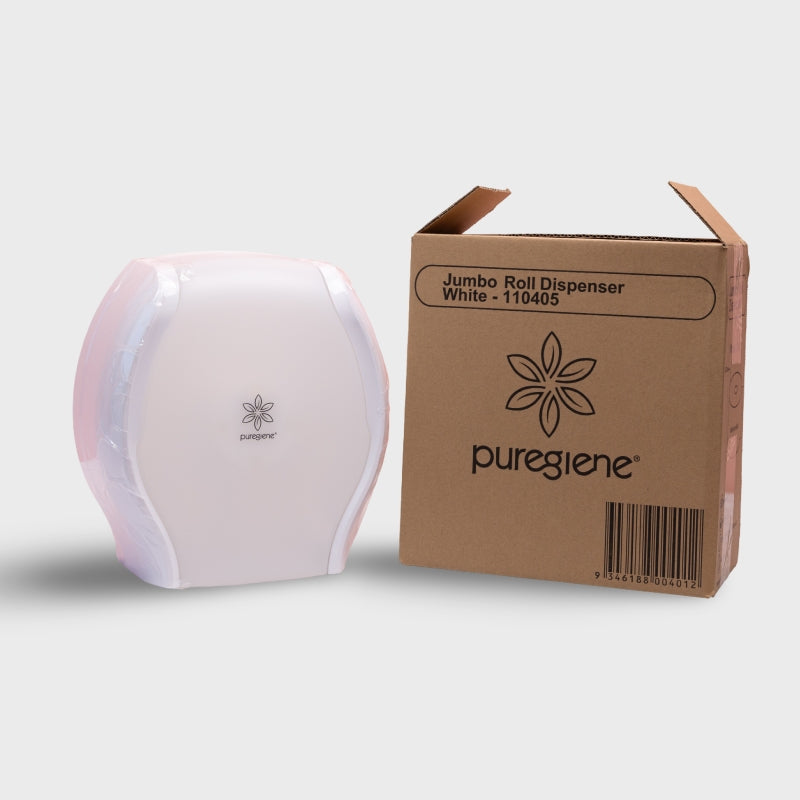 Puregiene Single Jumbo Roll Dispenser (White)