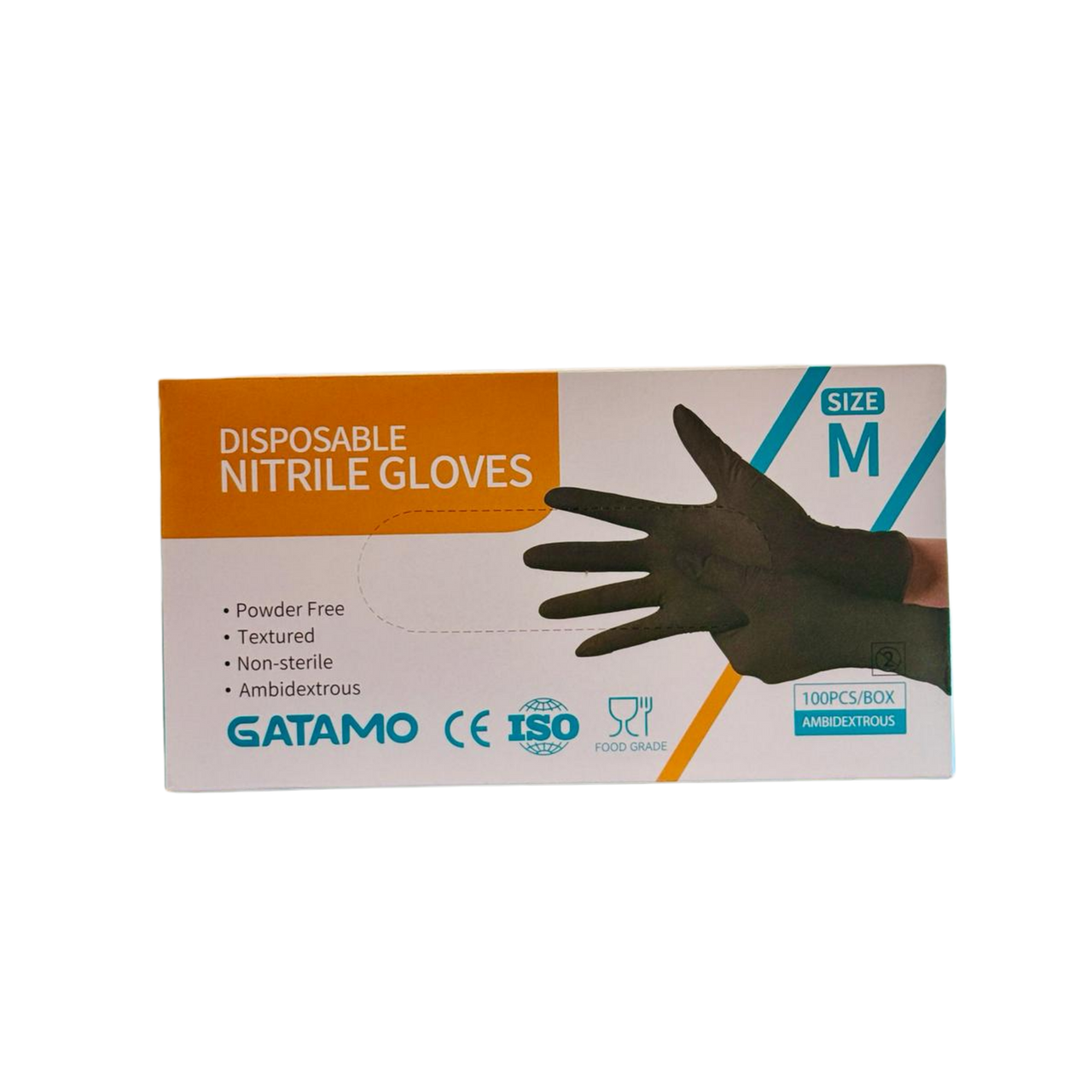 DISPOSABLE NITRILE GLOVES (MEDIUM)