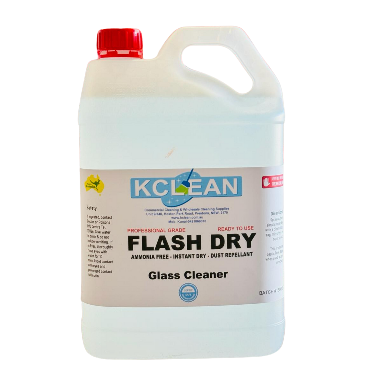 FLASH DRY (GLASS CLEANER)