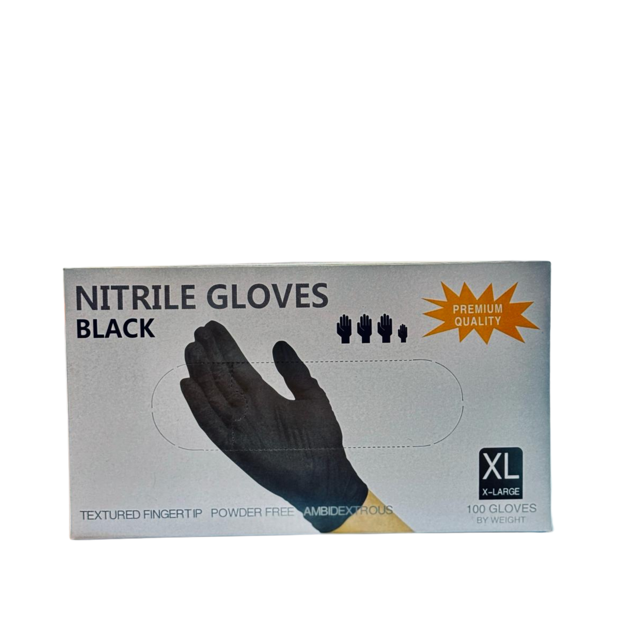 NITRILE GLOVES BLACK (XL)