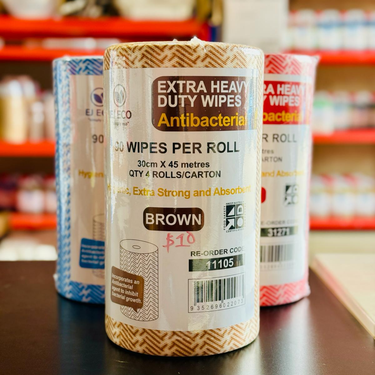 EXTRA HEAVY-DUTY WIPES ANTIBACTERIAL